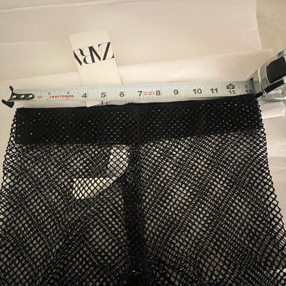 Zara Shimmery Full Length Flared Pants - Picture 7 of 8